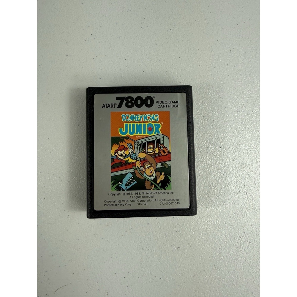 Donkey Kong Junior (Atari 7800, 1988) - Cartridge Only
